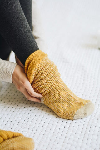 Knitted Lounge Socks *Online Only* - Premium clothing at Lonnys NY - Just $28! Shop Womens clothing now