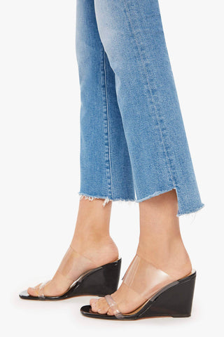 Mother The Insider Crop Step Fray - Premium Jeans at Lonnys NY - Just $238! Shop Womens clothing now