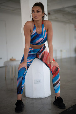 Watercolor Activewear Set *Online Only* - Premium activewear at Lonnys NY - Just $80! Shop Womens clothing now