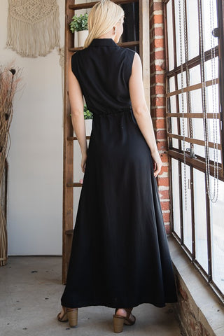 Button Down Maxi Dress *Online Only* - Premium dresses at Lonnys NY - Just $75! Shop Womens clothing now