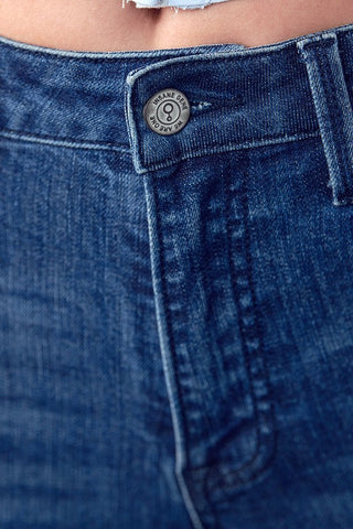 Frayed Hem Flare Jeans *Online Only* - Premium clothing at Lonnys NY - Just $80! Shop Womens clothing now