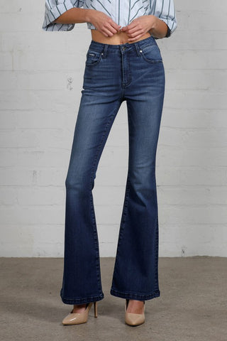 High Rise Wider Flare Jeans *Online Only* - Premium clothing at Lonnys NY - Just $88! Shop Womens clothing now
