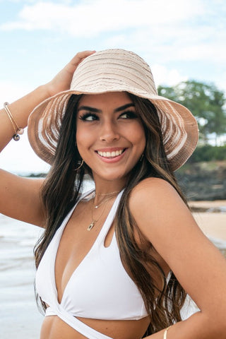 Bow Accent Bucket Sunhat *Online Only* - Premium hats at Lonnys NY - Just $35! Shop Womens clothing now