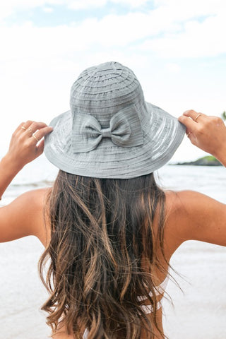 Bow Accent Bucket Sunhat *Online Only* - Premium hats at Lonnys NY - Just $35! Shop Womens clothing now