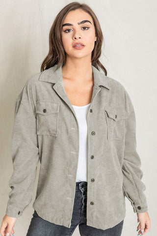 Corduroy Jacket *Online Only* - Premium  at Lonnys NY - Just $74.05! Shop Womens clothing now