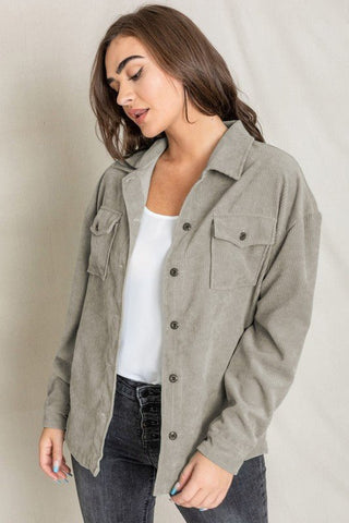 Corduroy Jacket *Online Only* - Premium  at Lonnys NY - Just $74.05! Shop Womens clothing now
