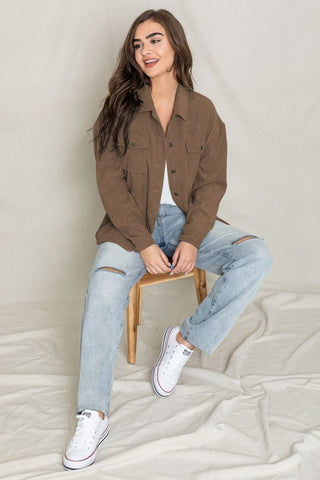 Corduroy Jacket *Online Only* - Premium  at Lonnys NY - Just $74.05! Shop Womens clothing now