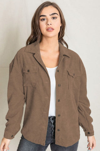 Corduroy Jacket *Online Only* - Premium  at Lonnys NY - Just $74.05! Shop Womens clothing now