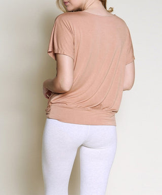 BAMBOO TWIST FRONT DOLMAN TOP * Online Only* - Premium  at Lonnys NY - Just $87.75! Shop Womens clothing now