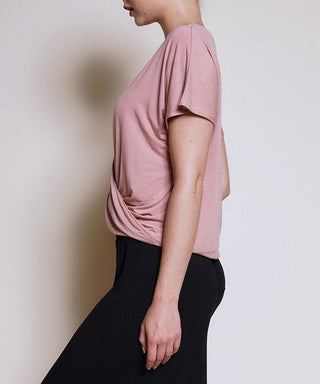 BAMBOO TWIST FRONT DOLMAN TOP * Online Only* - Premium  at Lonnys NY - Just $87.75! Shop Womens clothing now