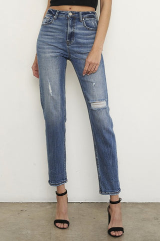 High Rise Girlfriend Jeans *Online Only* - Premium clothing at Lonnys NY - Just $76! Shop Womens clothing now
