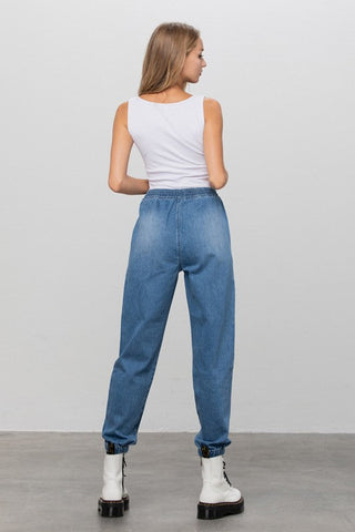 HIGH RISE PREMIUM JOGGER PANTS - Premium  at Lonnys NY - Just $75! Shop Womens clothing now