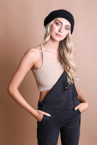 Boucle Rib Knit Beret *Online Only* - Premium  at Lonnys NY - Just $25! Shop Womens clothing now