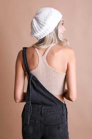 Boucle Rib Knit Beret *Online Only* - Premium  at Lonnys NY - Just $25! Shop Womens clothing now