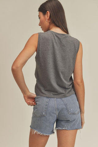 Laurel Twist Tank *Online Only* - Premium clothing at Lonnys NY - Just $40! Shop Womens clothing now