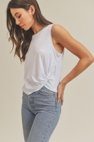 Laurel Twist Tank *Online Only* - Premium clothing at Lonnys NY - Just $40! Shop Womens clothing now