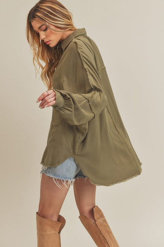 Delilah Shirt *Online Only* - Premium clothing at Lonnys NY - Just $58! Shop Womens clothing now
