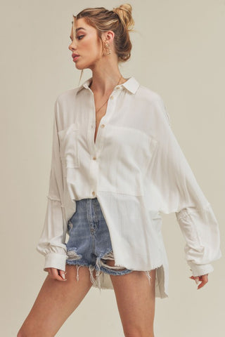 Delilah Shirt *Online Only* - Premium clothing at Lonnys NY - Just $58! Shop Womens clothing now