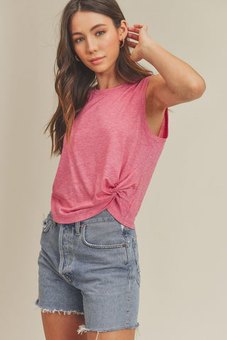 Laurel Twist Tank *Online Only* - Premium clothing at Lonnys NY - Just $40! Shop Womens clothing now