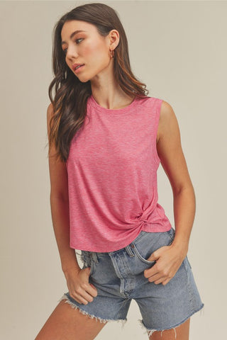 Laurel Twist Tank *Online Only* - Premium clothing at Lonnys NY - Just $40! Shop Womens clothing now
