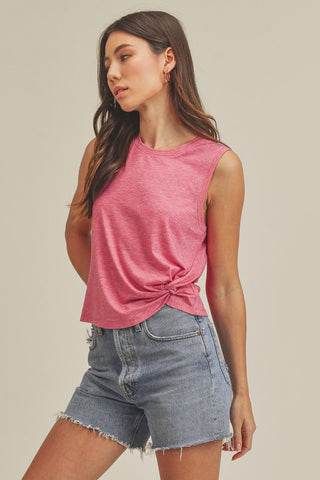 Laurel Twist Tank *Online Only* - Premium clothing at Lonnys NY - Just $40! Shop Womens clothing now