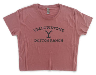 Yellowstone Dutton Ranch Cropped Tee *Online Only* - Premium clothing at Lonnys NY - Just $37! Shop Womens clothing now
