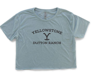 Yellowstone Dutton Ranch Cropped Tee *Online Only* - Premium clothing at Lonnys NY - Just $37! Shop Womens clothing now