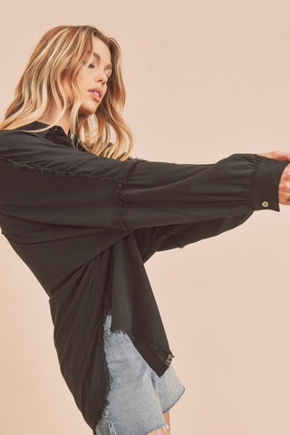 Delilah Shirt *Online Only* - Premium clothing at Lonnys NY - Just $58! Shop Womens clothing now