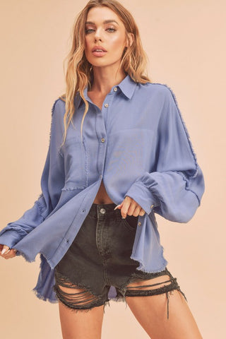 Delilah Shirt *Online Only* - Premium clothing at Lonnys NY - Just $58! Shop Womens clothing now