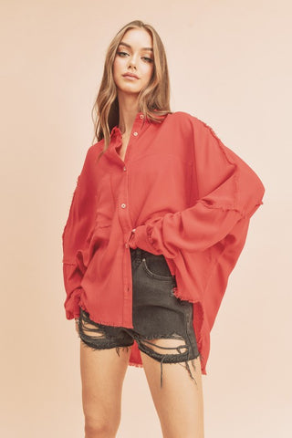 Delilah Shirt *Online Only* - Premium clothing at Lonnys NY - Just $58! Shop Womens clothing now