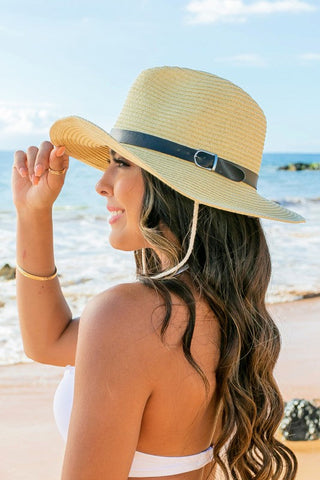 Drawstring Panama Hat *Online Only* - Premium hats at Lonnys NY - Just $35! Shop Womens clothing now