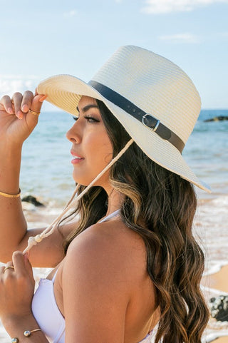 Drawstring Panama Hat *Online Only* - Premium hats at Lonnys NY - Just $35! Shop Womens clothing now