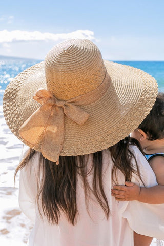 Scallop Edge Bow Accent Sunhat  *Online Only* - Premium hats at Lonnys NY - Just $42! Shop Womens clothing now