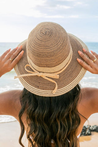 Multi-Stripe Bow Accent Bucket Sunhat  *Online Only* - Premium hats at Lonnys NY - Just $40! Shop Womens clothing now