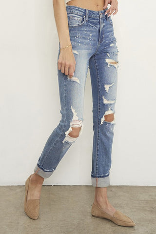 GIRLFRIEND JEANS - Premium  at Lonnys NY - Just $75! Shop Womens clothing now