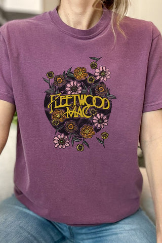 Retro Fleetwood Mac Comfort Colors Graphic Tee *Online Only* - Premium Shirts & Tops at Lonnys NY - Just $60! Shop Womens clothing now