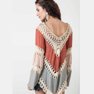 Jenn Swimsuit Cover Up *Online Only* - Premium Shirts & Tops at Lonnys NY - Just $85! Shop Womens clothing now