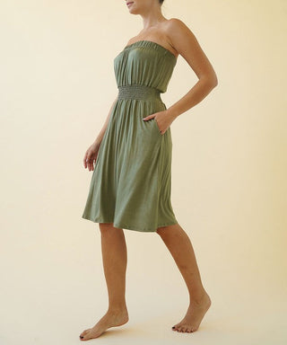 BAMBOO TUBE DRESS KNEE LENGTH * Online Only* - Premium  at Lonnys NY - Just $110.50! Shop Womens clothing now