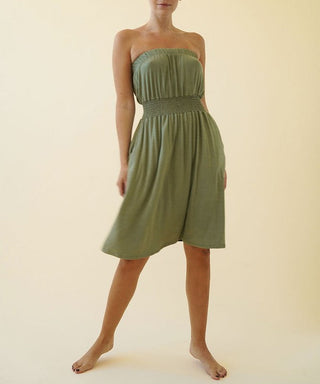 BAMBOO TUBE DRESS KNEE LENGTH * Online Only* - Premium  at Lonnys NY - Just $110.50! Shop Womens clothing now