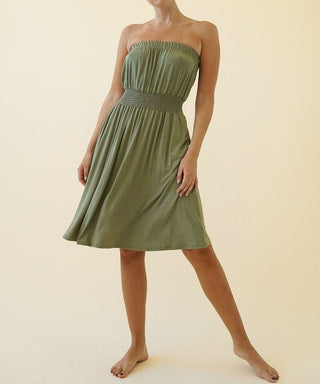 BAMBOO TUBE DRESS KNEE LENGTH * Online Only* - Premium  at Lonnys NY - Just $110.50! Shop Womens clothing now