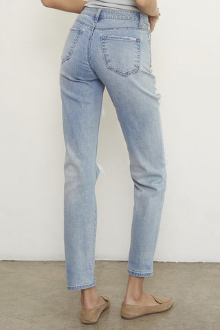 MID RISE SLIM BOYFRIEND JEANS - Premium  at Lonnys NY - Just $80! Shop Womens clothing now