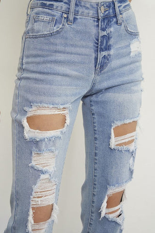 MID RISE SLIM BOYFRIEND JEANS - Premium  at Lonnys NY - Just $80! Shop Womens clothing now