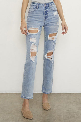 MID RISE SLIM BOYFRIEND JEANS - Premium  at Lonnys NY - Just $80! Shop Womens clothing now