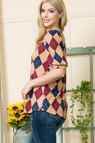 Puff Sleeve Knit Jersey Top *Online Only* - Premium clothing at Lonnys NY - Just $37! Shop Womens clothing now