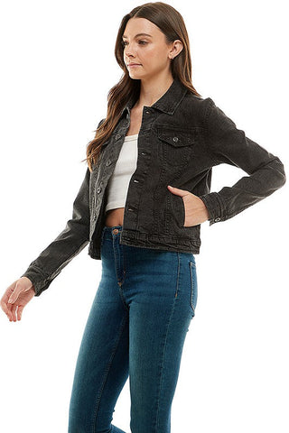 Casual Denim Jacket *Online Only* - Premium Coats & Jackets at Lonnys NY - Just $52! Shop Womens clothing now