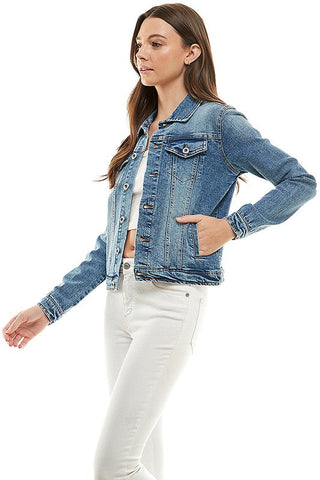 Casual Denim Jacket *Online Only* - Premium Coats & Jackets at Lonnys NY - Just $52! Shop Womens clothing now