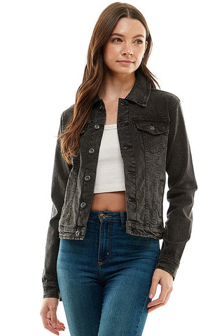 Casual Denim Jacket *Online Only* - Premium Coats & Jackets at Lonnys NY - Just $52! Shop Womens clothing now