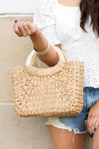 Woven Tote *Online Only* - Premium Bags at Lonnys NY - Just $50! Shop Womens clothing now