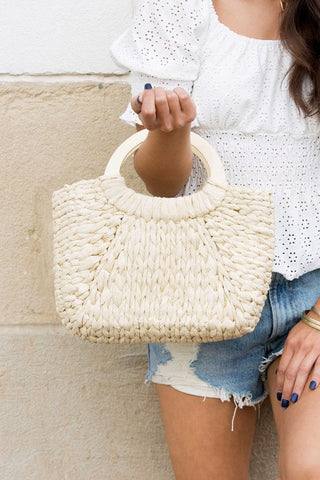 Woven Tote *Online Only* - Premium Bags at Lonnys NY - Just $50! Shop Womens clothing now