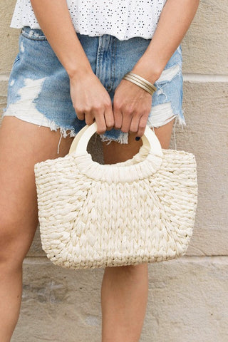 Woven Tote *Online Only* - Premium Bags at Lonnys NY - Just $50! Shop Womens clothing now